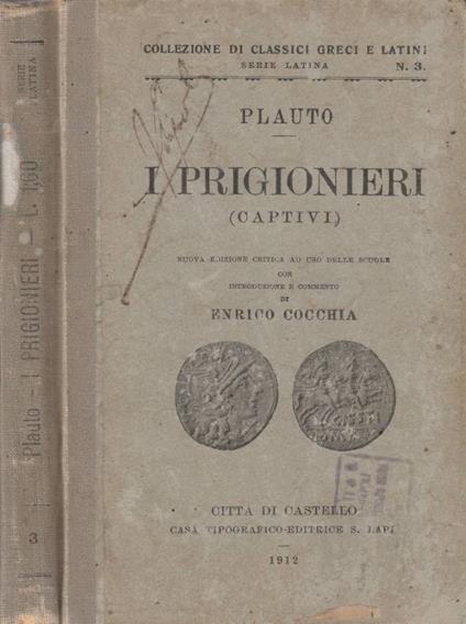I prigionieri - T. Maccio Plauto - copertina