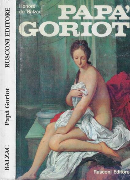 Papà Goriot - Honoré de Balzac - copertina