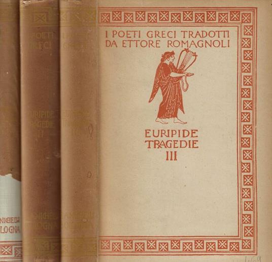 Tragedie II-III-VII - Euripide - copertina