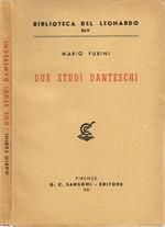 Due studi danteschi