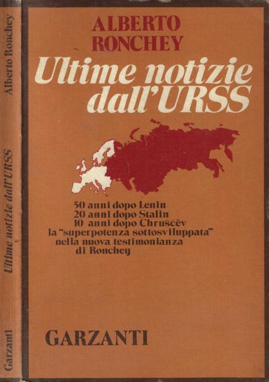 Ultime notizie dall'Urss - Alberto Ronchey - copertina