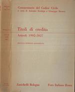 Titoli di credito Articoli 1992 - 2027