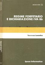Regime forfetario e dichiarazione IVA 86
