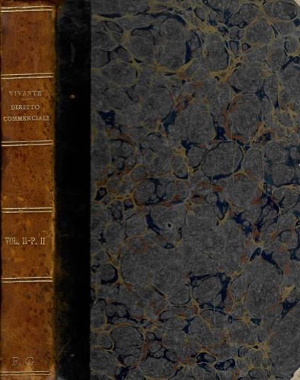 Trattato di diritto commerciale - Cesare Vivante - copertina