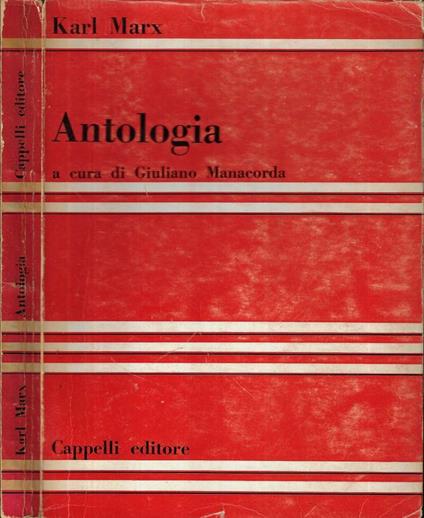 Antologia - Karl Marx - copertina