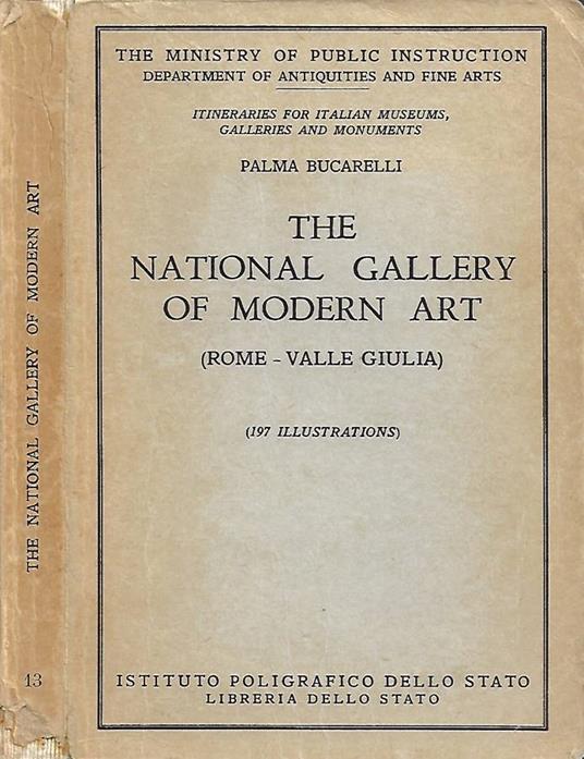 The National Gallery of Modern Art (Rome - Valle Giulia) - Palma Bucarelli - copertina