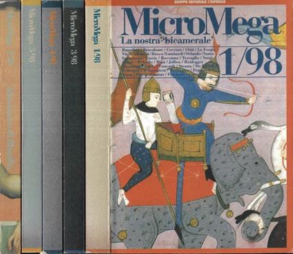 Micromega n. 1 - 3 - 4 - 5 e Almanacco - 1998 - copertina
