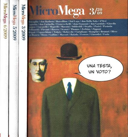 Micromega vol. 3 - 5 - 6 2009 - copertina