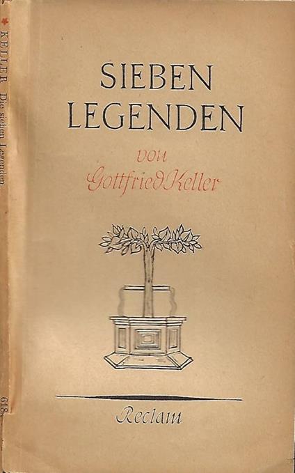 Sieben Legenden - Gottfried Keller - copertina