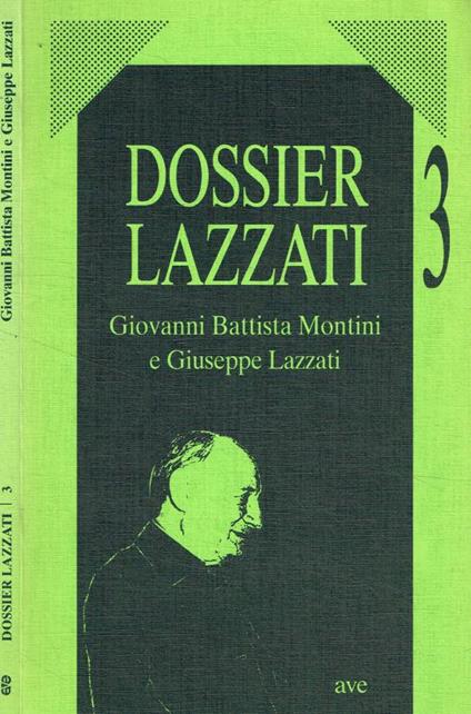 Dossier Lazzati 3 - copertina