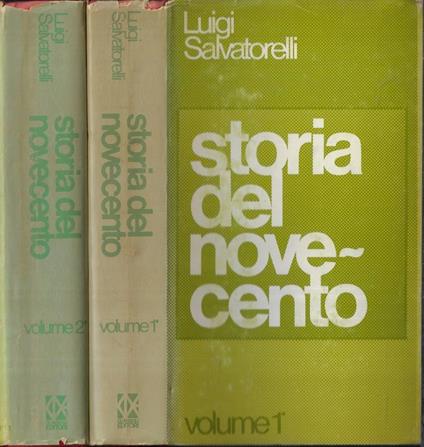 Storia del Novecento Vol. I - II - Luigi Salvatorelli - copertina