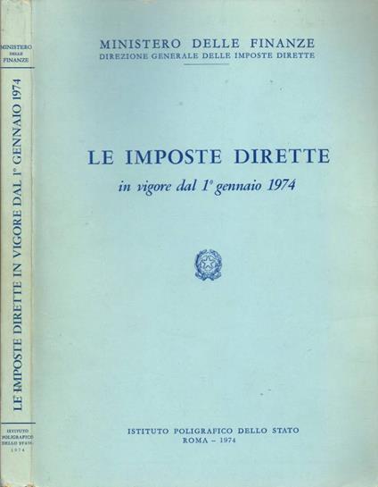 Le imposte dirette - copertina