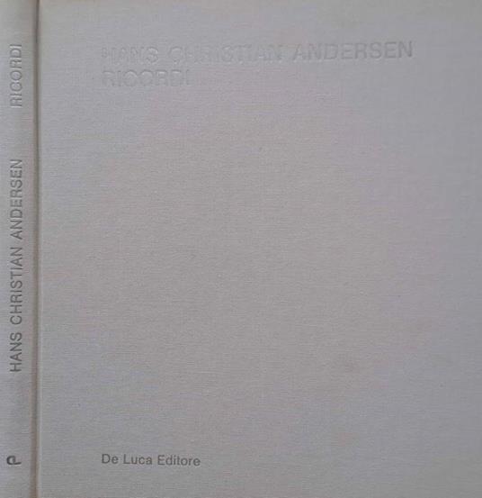 Ricordi - H. Christian Andersen - copertina