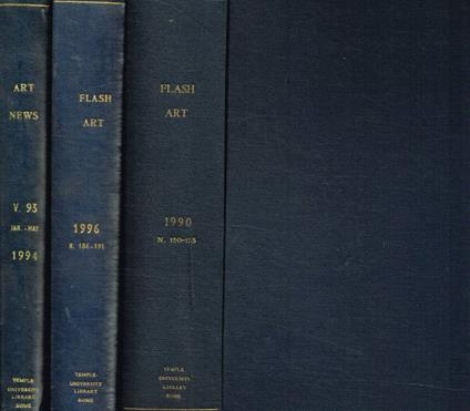 Flash Art. The leading european art magazine n.150-155, anno 1990 - copertina