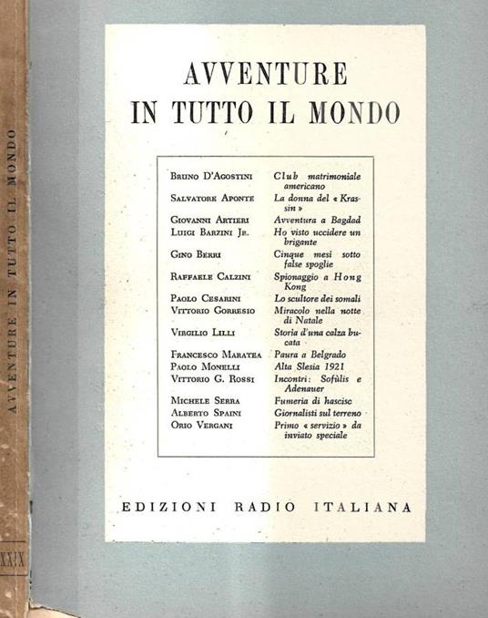 Avventure in tutto il mondo - copertina