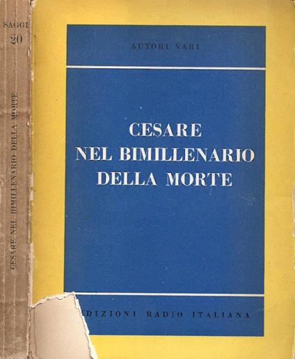 Cesare nel bimillenario della morte - copertina