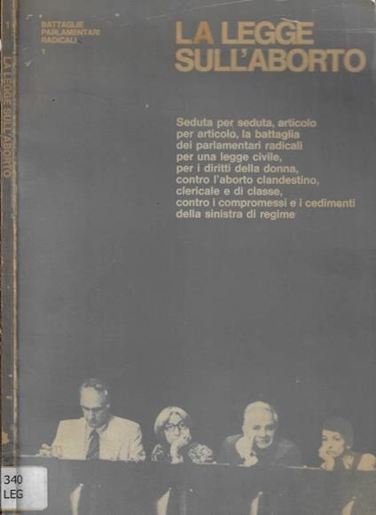La legge sull'aborto - copertina