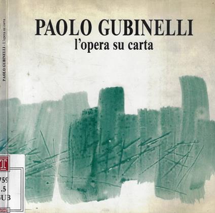 Paolo Gubinelli - copertina