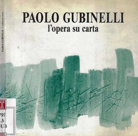 Paolo Gubinelli - copertina