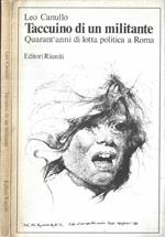 Taccuino di un militante ( Autografo )