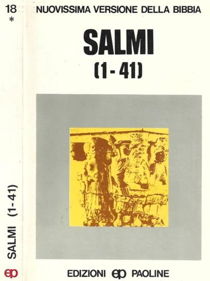 Salmi. Introduzione generale. Libro I: 1-41 - copertina