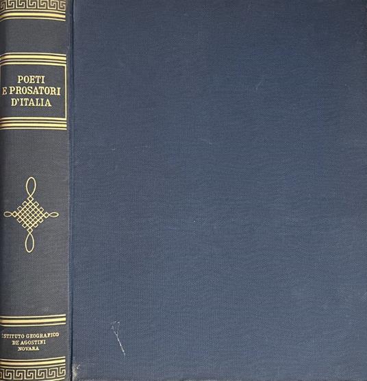 Poeti e prosatori d'Italia - Alfredo Colombo - copertina