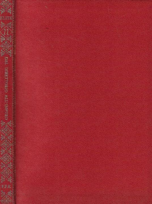 Dal Direttorio all'Impero - Alvar Gonzales Palacios - copertina