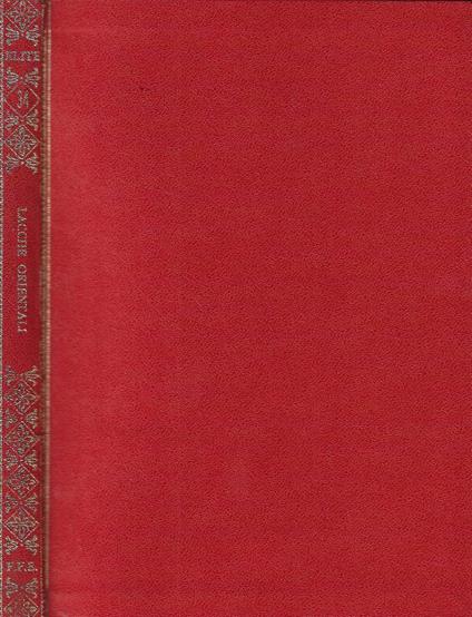 Lacche orientali - Oscar Luzzatto Bilitz - copertina