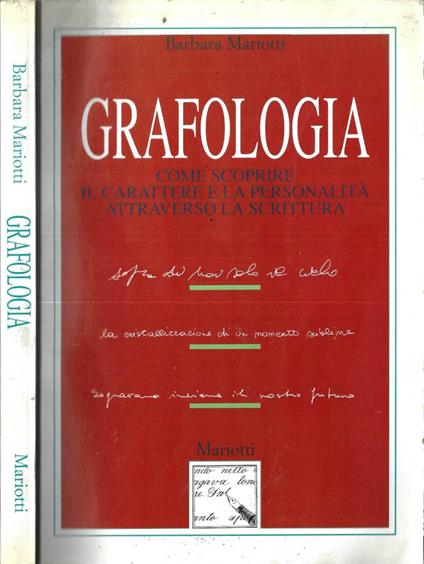Grafologia - Umberto Mariotti Bianchi - copertina