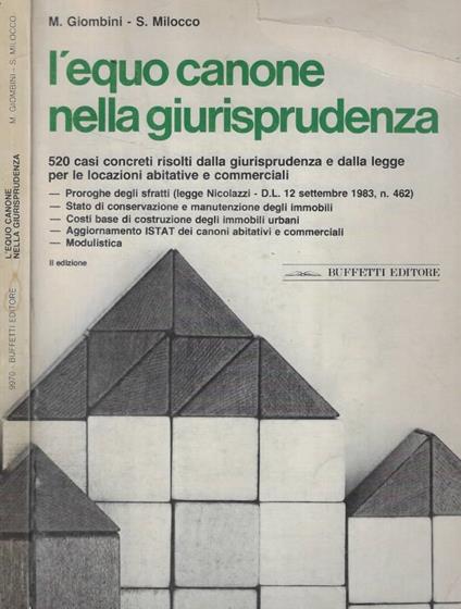 L' equo canone nella giurisprudenza - copertina
