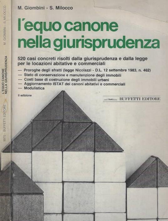 L' equo canone nella giurisprudenza - copertina