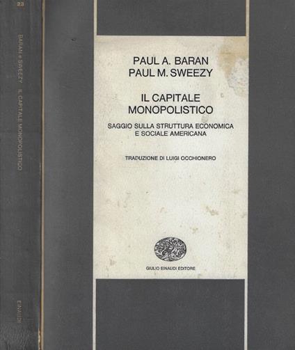 Il capitale monopolistico - copertina