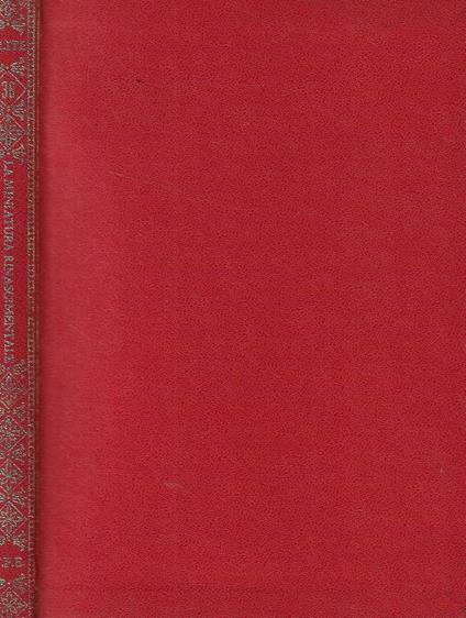 La miniatura rinascimentale - copertina