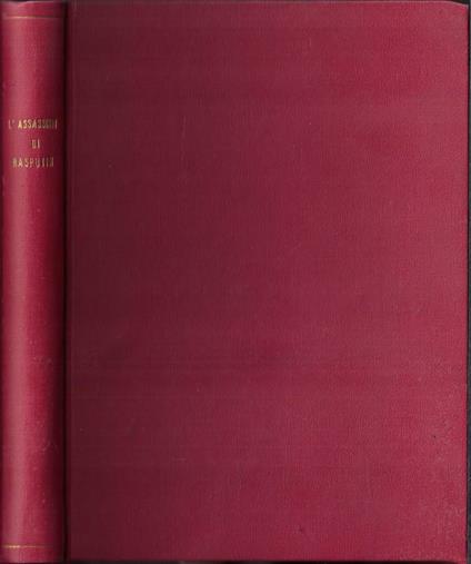 L' assassinio di Rasputin - copertina