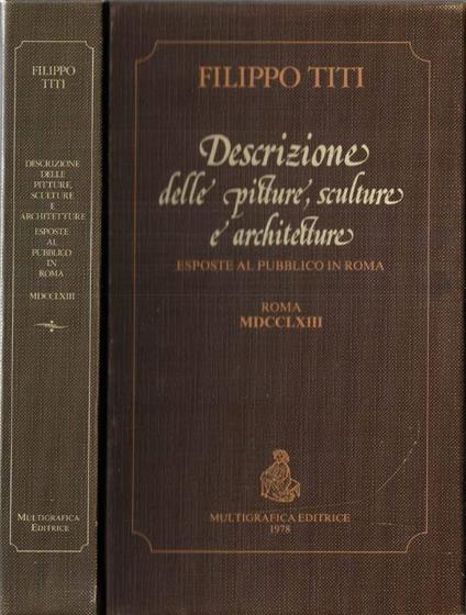 Descrizione delle pitture, sculture e architettura - copertina