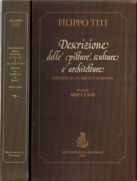 Descrizione delle pitture, sculture e architettura - copertina