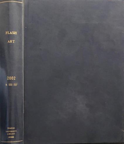 Flash art anno 2002, n222-227 - copertina