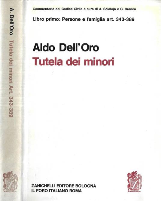 Tutela dei minori Art. 343 - 389 - copertina