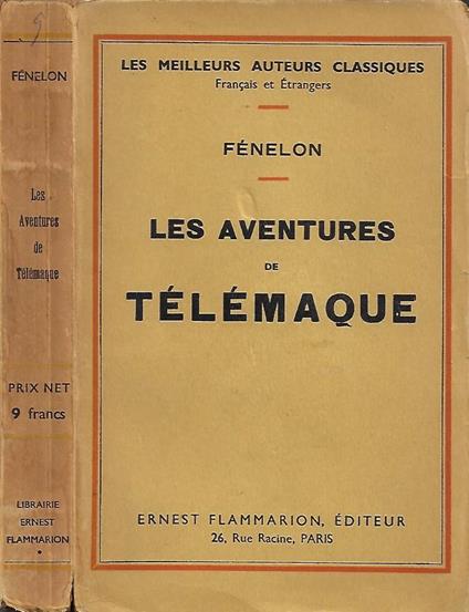 Les Aventures de Télémaque - copertina
