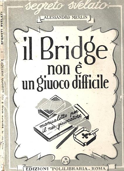 Il Bridge non è un giuoco difficile - copertina