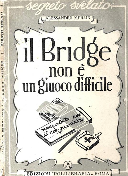 Il Bridge non è un giuoco difficile - copertina