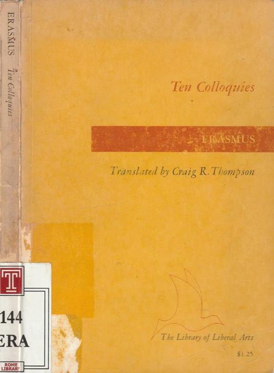 Ten colloquies - copertina