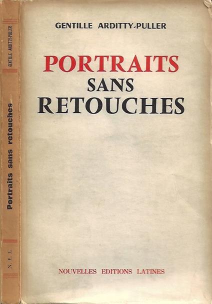 Portraits sans Retouches - copertina