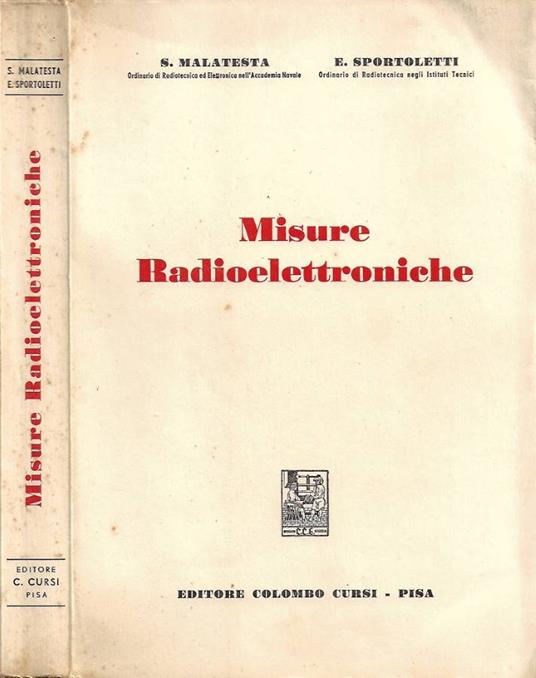 Misure Radioelettroniche - copertina