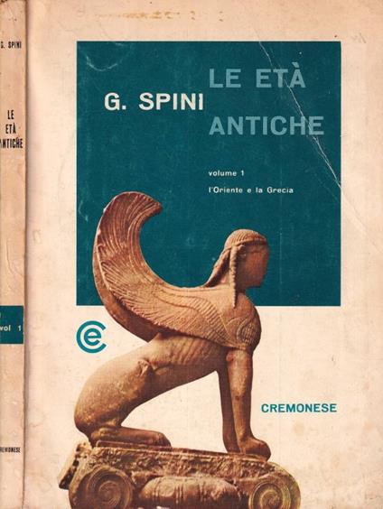 Le età antiche, volume 1 - copertina