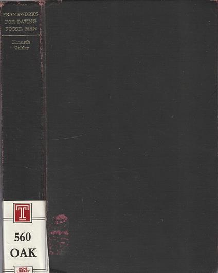 Frameworks for dating fossil man - copertina