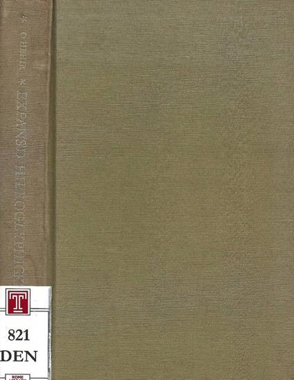 Expand's Hieroglyphicks. A Critical Edition of Sir John Denham's Coopers Hill - copertina