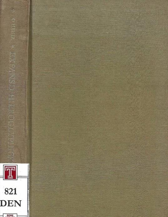 Expand's Hieroglyphicks. A Critical Edition of Sir John Denham's Coopers Hill - copertina