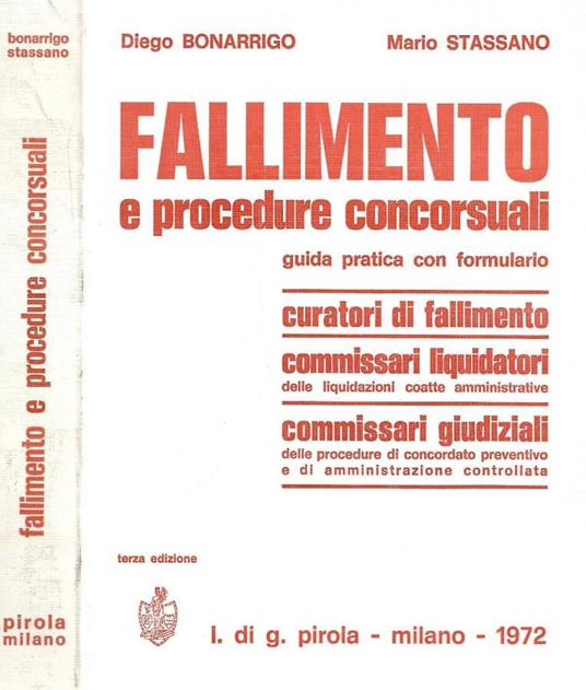 Fallimento e procedure concorsuali - copertina