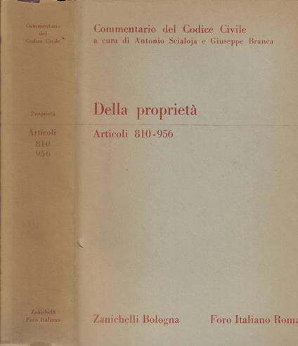 Della proprietà - copertina